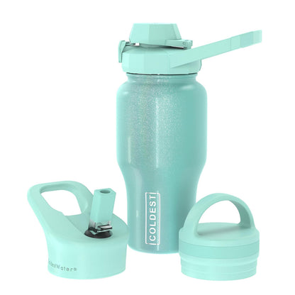 COLDEST 26oz universal shaker bottle with variety lids (770ml)