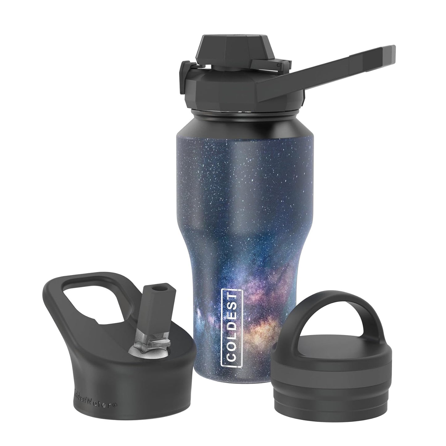 COLDEST 26oz universal shaker bottle with variety lids (770ml)