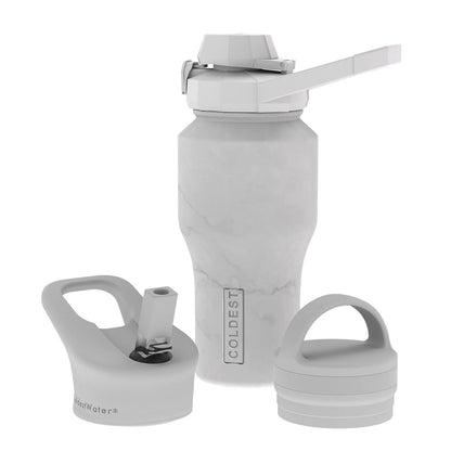 COLDEST 26oz universal shaker bottle with variety lids (770ml)