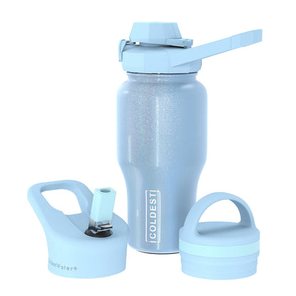 COLDEST 26oz universal shaker bottle with variety lids (770ml)