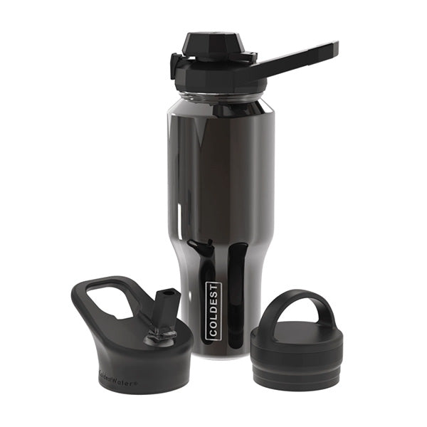 COLDEST 36oz universal shaker bottle with variety lids (1070ml)