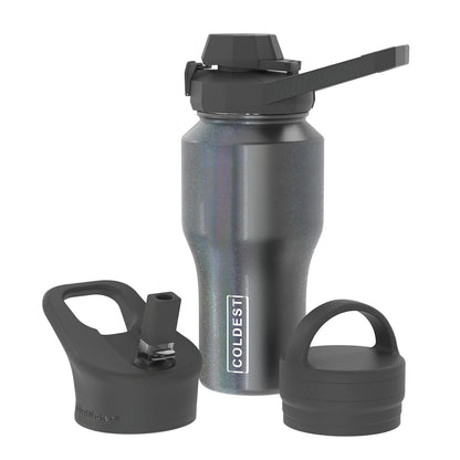 COLDEST 26oz universal shaker bottle with variety lids (770ml)